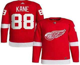 Mens Detroit Red Wings #88 Patrick Kane Red Jersey Dzhi
